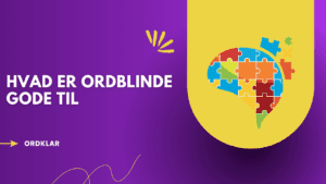 Hvad er ordblinde gode til