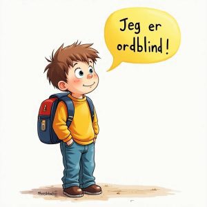 Er mit barn ordblind