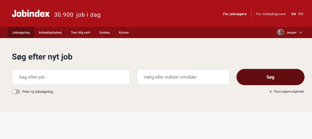 jobindex - Jobsøgning som ordblind